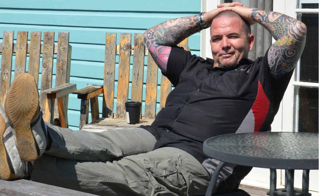 Neil Briscoe has worked hard to get his home just the way he likes it. Neil Briscoe has worked hard to get his home just the way he likes it.
